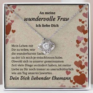 Harika Eşime – Zirkon kristalli 14 ayar beyaz altın kolye SYNDRA