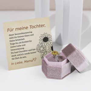 Stressabbau Kreisel-Ring AIDEN_SUNFLOWER