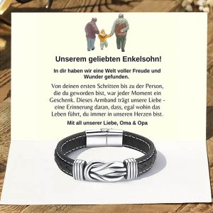 Unserem geliebten Enkelsohn! - COLT_BRAIDEDBRACELET